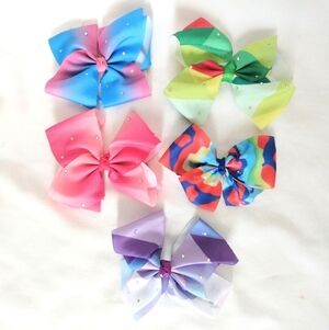 Giant cheerleader bows X5